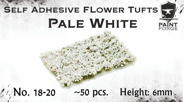 Paint Forge PFFL2618 Pale White Flowers 6mm