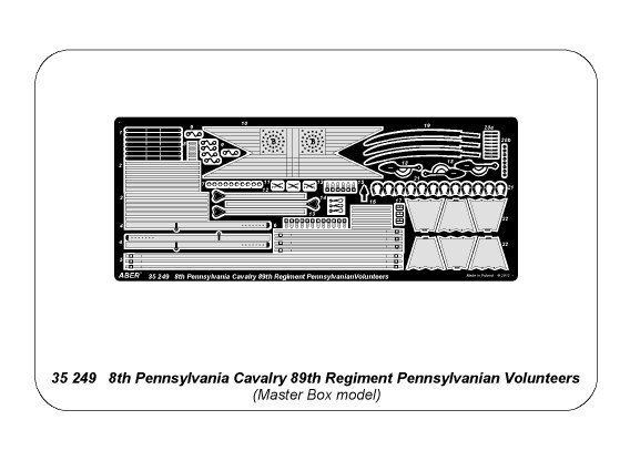 Aber 35249 8th Pennsylvania Cavalry 89th Regiment Pennsylvanian Volunteers (1:35)