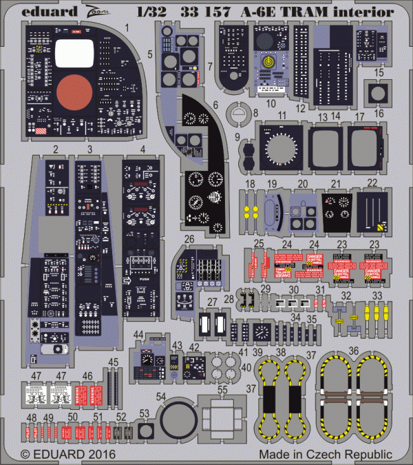 Eduard 33157 A-6E TRAM interior TRUMPETER 1/32 