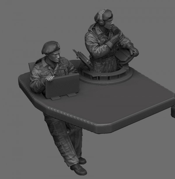 Panzer Art FI35-211 British tanks  turret Pixie suit set 1/35
