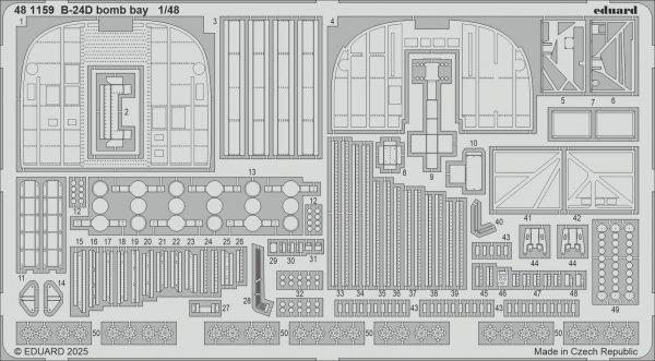 Eduard 481159 B-24D bomb bay HOBBY BOSS 1/48