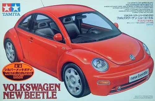 Tamiya 89593 Volkswagen New Beetle Metal Plated (1:24)