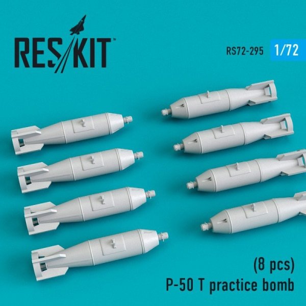 RESKIT RS72-0295 P-50 T practice bomb (8 pcs) 1/72