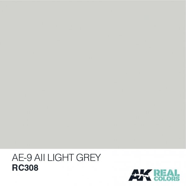 AK Interactive RC308 AE-9 / AII LIGHT GREY 10ML