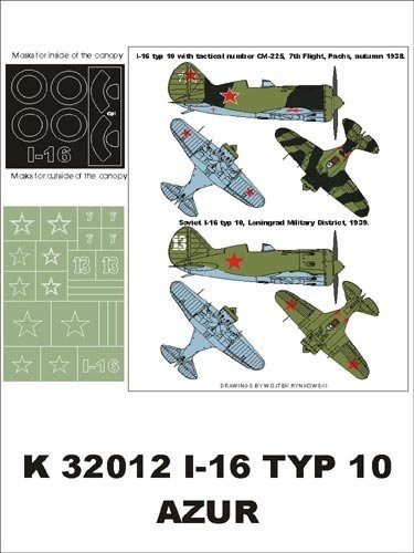 Montex K32012 Polikarpow I-16 (USRR) 1/32