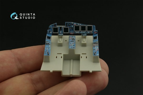 Quinta Studio QDS-48018 Su-34 3D-Printed coloured Interior on decal paper (KittyHawk) (Small version) 1/48