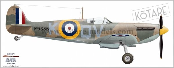 Kotare K32601 SPITFIRE MK.1A - BRIAN LANE 1/32