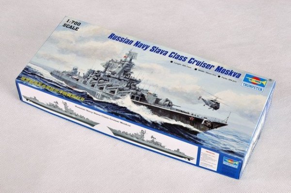 Trumpeter 05720 Russian Navy Slava Class Cruiser Moskva 1/700
