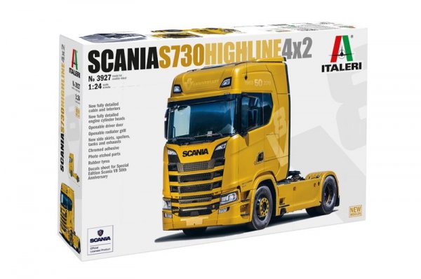 Italeri 3927 Scania S730 HIGHLINE 4x2 1/24