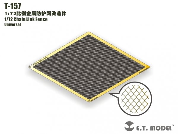 E.T. Model T-157 1/72 Chain Link Fence