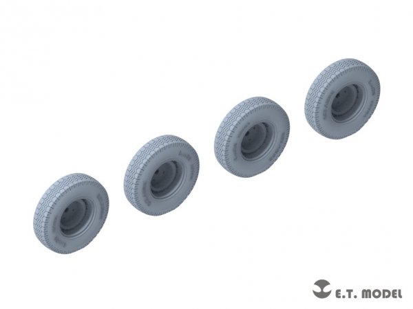 E.T. Model P35-104 WWII German Sd.Kfz.234 Small Diameter Weighted Wheels Type.4 1/35