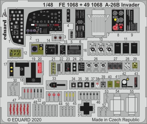 Eduard FE1068 A-26B Invader 1/48 ICM
