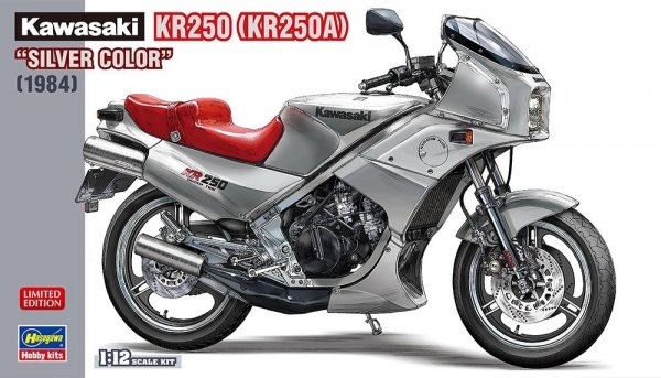 Hasegawa 21747 Kawasaki KR250 (KR250A) &quot;Silver Color&quot; (1984) 1/12