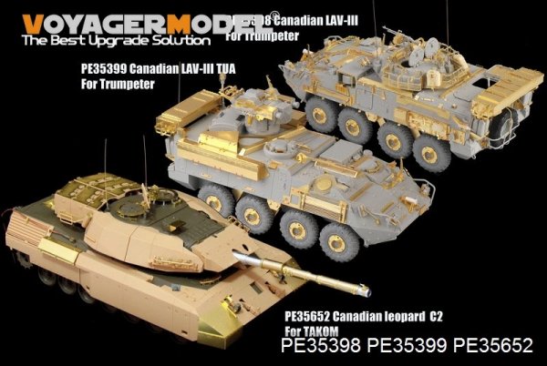Voyager Model PE35652 Modern Canadian Leopard C2 MEXAS MBT For TAKOM 2003 1/35