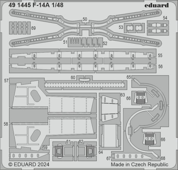 Eduard 491445 F-14A GREAT WALL HOBBY 1/48