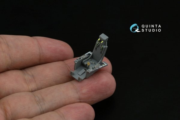 Quinta Studio QD72195 A-4C 3D-Printed &amp; coloured Interior on decal paper (Fujimi/Hobby 2000) 1/72