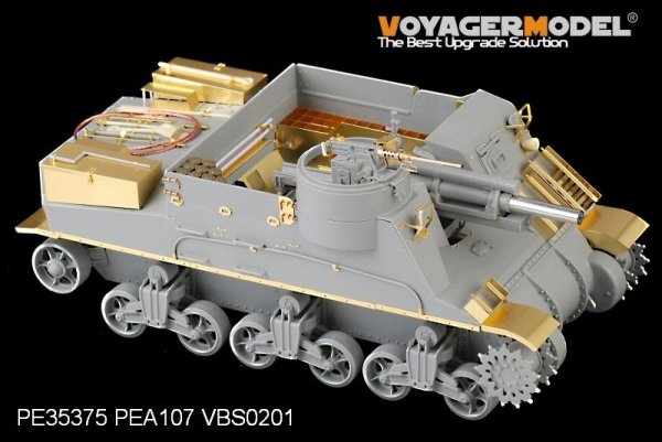 Voyager Model PE35375 WWII U.S. M7 Priest Mid Production w/Ammunition case/telephone set for DRAGON 6637 1/35