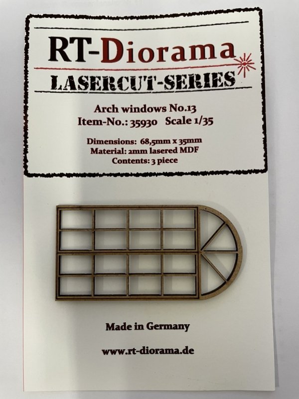 RT-Diorama 35930 Arch windows No.13 1/35