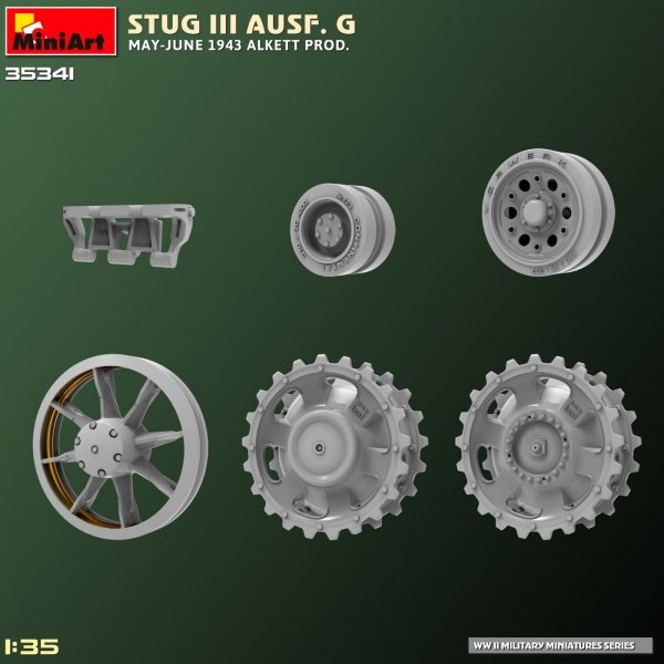 MiniArt 35341 STUG III AUSF. G MAY-JUNE 1943 ALKETT PROD. 1/35