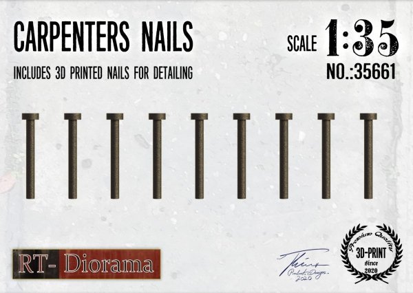 RT-Diorama 35661 Carpenters Nails 1/35