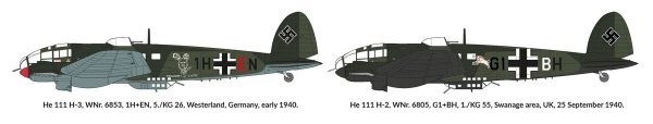 Hobby 2000 72048 Heinkel He-111H-2/H-3 Western Front 1940 1/72