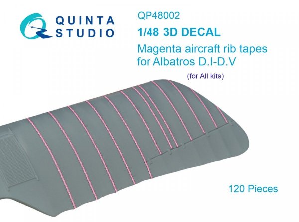 Quinta Studio QP48002 Magenta rib tapes Albatros D.I-D.V 1/48