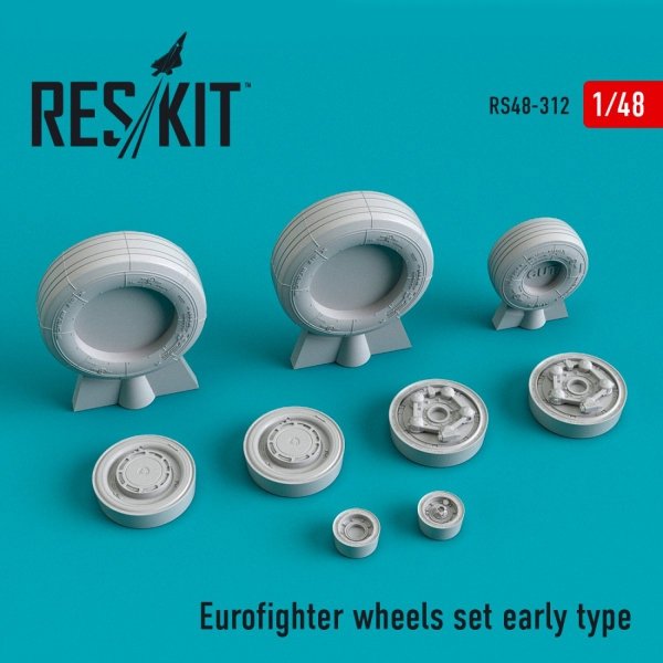 RESKIT RS48-0312 EUROFIGHTER WHEELS SET EARLY TYPE 1/48