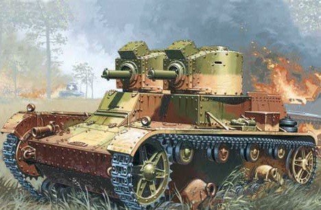 Mirage Hobby 35302 7TP light tank (twin turret) (1:35)