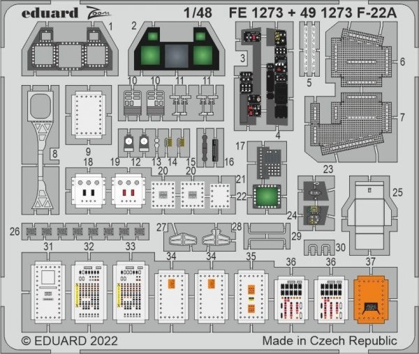 Eduard 491273 F-22A I LOVE KITS 1/48