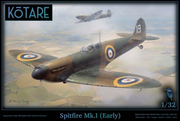 Kotare K32004 Spitfire Mk.Ia Early
