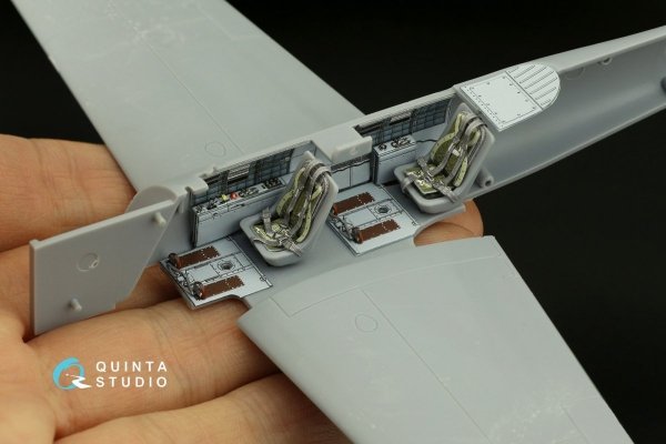 Quinta Studio QD48019 Yak-52 3D-Printed &amp; coloured Interior on decal paper (ARK) 1/48