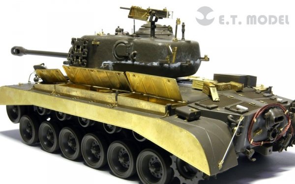 E.T. Model E35-032 US M26 PERSHING Medium Tank Stowage Bins (For TAMIYA 35254) (1:35)