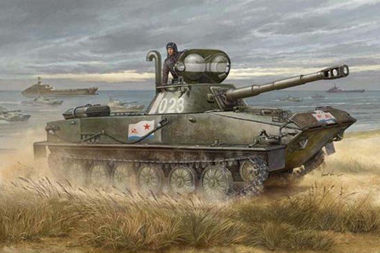Trumpeter 00381 Russian PT-76B Light Amphibious Tank (1:35)