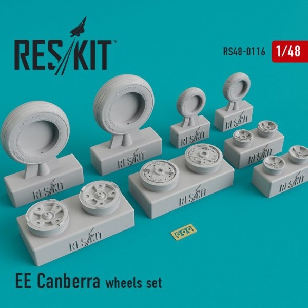 RESKIT RS48-0116 EE Canberra wheels set 1/48