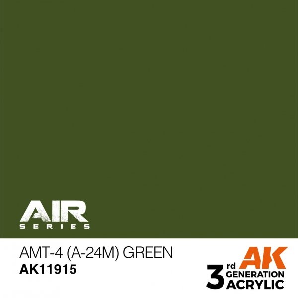 AK Interactive AK11915 AMT-4 (A-24M) GREEN – AIR 17ml