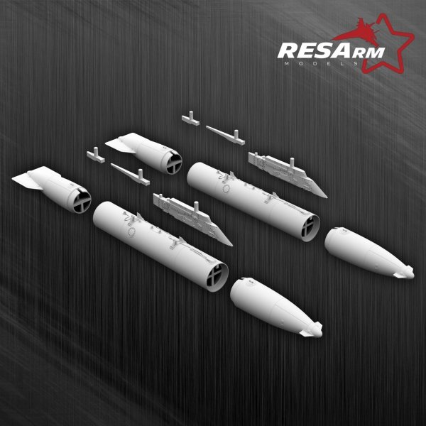 RESARM 48-06029 MIG-29 1150 L fuel tanks (3D resin printing) 1/48