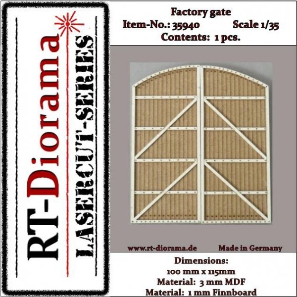 RT-Diorama 35940 Factory gate (small) 1/35