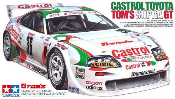 Tamiya 24163 Castrol Toyota Tom's Supra GT (1:24)