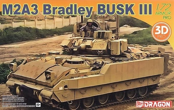 Dragon 7678 M2A3 Bradley BUSK III w/3D Printed Parts 1/72