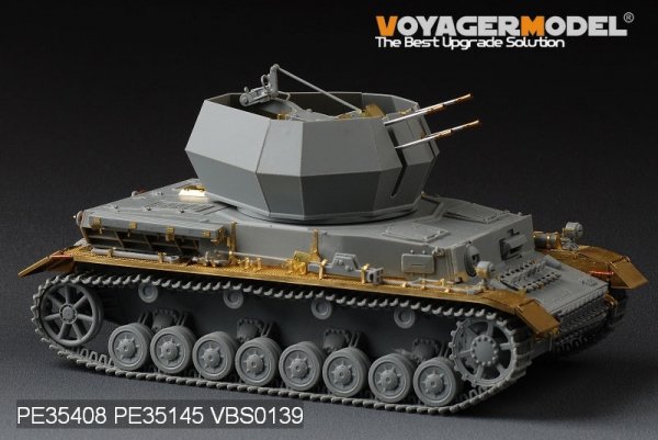 Voyager Model PE35408 WWII German Panzer IV ausf G 20mm Flakpanzer IV &quot;Wirbelwind&quot; For DRAGON 6342 1/35