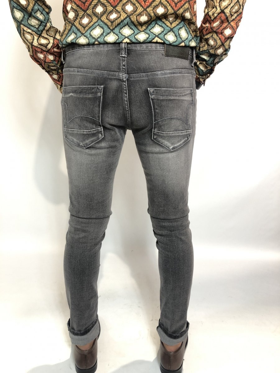 Jeans slim affusolati scuro con cuciture a contrasto in coordinato Asos Uomo Abbigliamento Pantaloni e jeans Jeans Jeans affosulati 