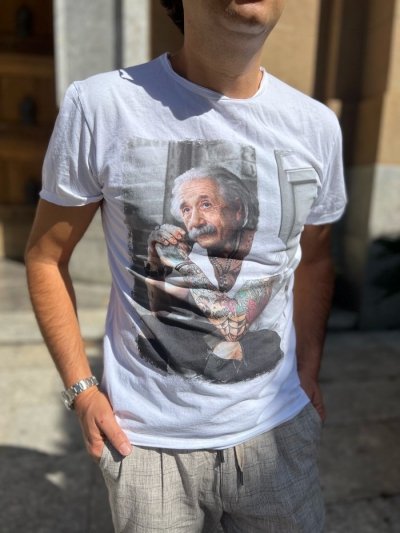 T shirt uomo, Einstein