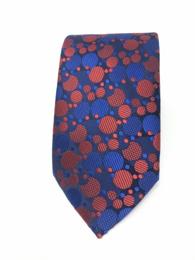  Krawat kolorowy - Niebieski - Elegancki 