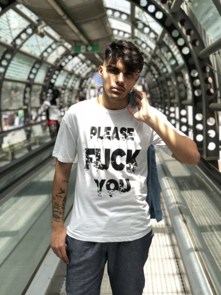 T-shirt online - Please fuck you - Magliette divertenti - Gogofun.it