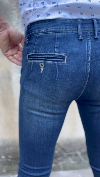 Jeans uomo - Blu - Skinny - Key Jey - Abbigliamento uomo -  Negozio online gogolfun.it