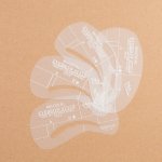 Schablone für Augenbrauen Henna (4 Stk.)