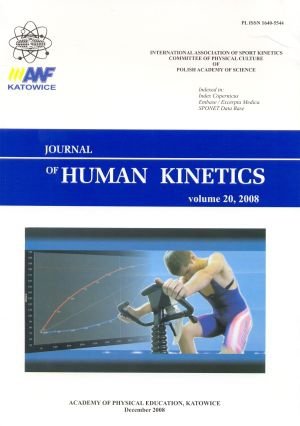 Journal of Human Kinetics volume 20, 2008