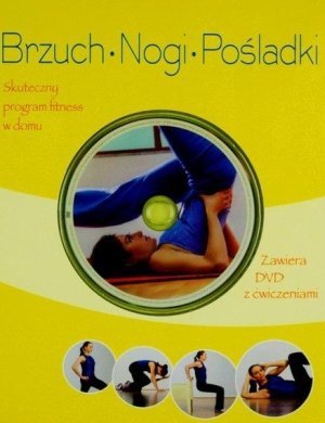 Brzuch nogi pośladki Książka fitness + DVD