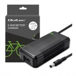 Ładowarka Qoltec do roweru skutera elektrycznego 36V | 42V | 4A | 5.5*2.1 +kabel zasilający