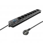 OUTLET: Listwa zasilająca antyprzepięciowa Qoltec 8 gniazd | 3m - USZ OPAK